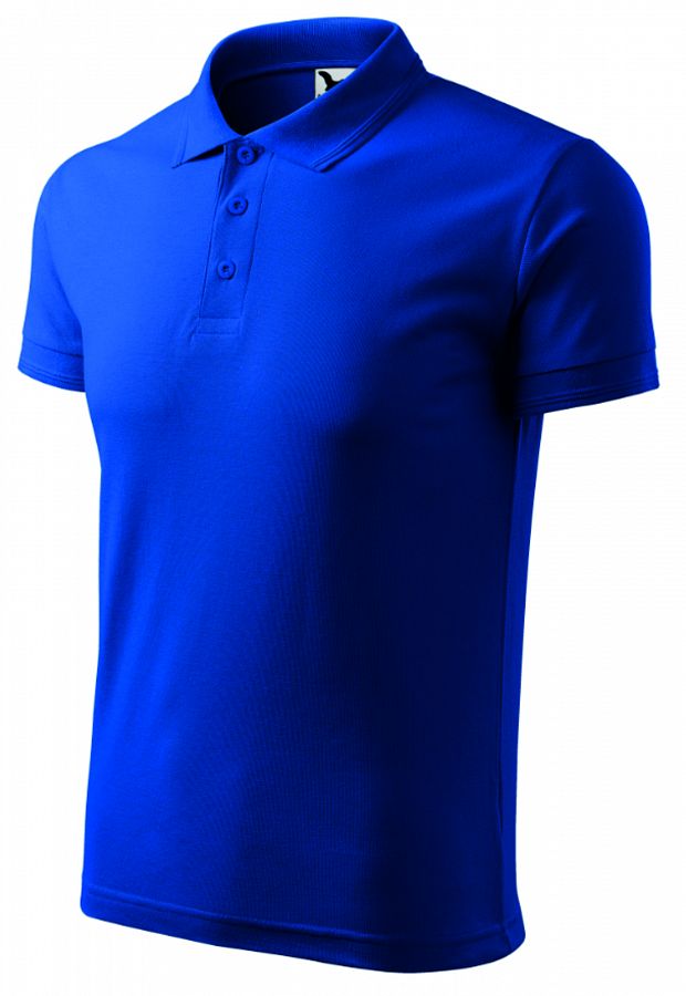 Polokošile pánská Pique 203 královská modrá vel. S - Obrázek Polokošile pánská Pique 203 královská modrá vel. S - Obrázek